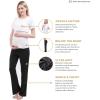 imageAlina Mae Maternity Pregnant womens nursing pajamas set pregnant womens lounge pajamas short sleeveBlack