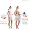 imageLabor and Delivery Gown for Hospital With Pockets Open Back Nursing Pajamas for Women Breastfeeding Maternity NightgownPink Floral