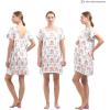 imageLabor and Delivery Gown for Hospital With Pockets Open Back Nursing Pajamas for Women Breastfeeding Maternity NightgownPink Floral