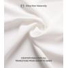 imageMaternity Blouse for Work Pregnancy Top Short Sleeve Shirt Formal Women ChiffonWhite