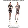 imageMaternity Dress Baby Shower Bodycon Short Sleeve Casual Daily Wear to Work WomenFloral Black