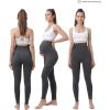 imageMaternity Leggings Pregnant OverBump Pant with Pockets Stretch for Workout YogaGrey