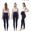 imageMaternity Leggings Pregnant OverBump Pant with Pockets Stretch for Workout YogaNavy