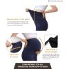 imageMaternity Leggings Pregnant OverBump Pant with Pockets Stretch for Workout YogaNavy