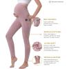 imageMaternity Leggings Pregnant OverBump Pant with Pockets Stretch for Workout YogaRed