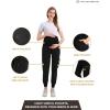 imageMaternity Scrub Jogger Pants for Women Pregnant Doctor Uniform Pant Nurse Scrub w 6 PocketsBlack