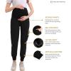 imageMaternity Scrub Jogger Pants for Women Pregnant Doctor Uniform Pant Nurse Scrub w 6 PocketsBlack Jogger