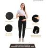 imageMaternity Scrub Jogger Pants for Women Pregnant Doctor Uniform Pant Nurse Scrub w 6 PocketsBlack Jogger