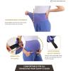 imageMaternity Scrub Jogger Pants for Women Pregnant Doctor Uniform Pant Nurse Scrub w 6 PocketsBlue Open Bottom