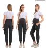 imageMaternity Scrub Jogger Pants for Women Pregnant Doctor Uniform Pant Nurse Scrub w 6 PocketsGrey Jogger