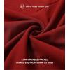 imageMaternity Scrub Jogger Pants for Women Pregnant Doctor Uniform Pant Nurse Scrub w 6 PocketsRed Jogger