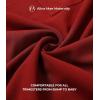 imageMaternity Scrub Jogger Pants for Women Pregnant Doctor Uniform Pant Nurse Scrub w 6 PocketsRed Open Bottom