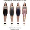 imageMaternity Shorts Pregnant OverBump Pant with Pockets Stretch for Workout YogaBlack
