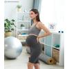 imageMaternity Shorts Pregnant OverBump Pant with Pockets Stretch for Workout YogaGrey