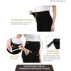 imageMaternity Trouser Style Pants Comfortable Stretch OverBump Women Pregnancy Casual Capris for WorkTrouser Style  Black