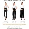 imageMaternity Trouser Style Pants Comfortable Stretch OverBump Women Pregnancy Casual Capris for WorkTrouser Style  Gray