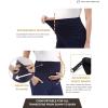 imageMaternity Trouser Style Pants Comfortable Stretch OverBump Women Pregnancy Casual Capris for WorkTrouser Style  Navy
