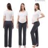 imageWomen Maternity Pajama Pant Stretchy Comfy Wide Soft Palazzo Elastic Pregnancy Lounge Casual PJsDark Gray