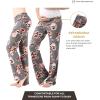 imageWomen Maternity Pajama Pant Stretchy Comfy Wide Soft Palazzo Elastic Pregnancy Lounge Casual PJsGrey Floral