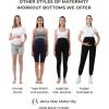 imageWomens Maternity Joggers Pregnant Sweatpants Pants Casual Lounge Over Belly GymBlack