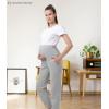 imageWomens Maternity Joggers Pregnant Sweatpants Pants Casual Lounge Over Belly GymGray