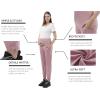 imageWomens Maternity Joggers Pregnant Sweatpants Pants Casual Lounge Over Belly GymPink