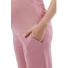 imageWomens Maternity Joggers Pregnant Sweatpants Pants Casual Lounge Over Belly GymPink