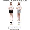imageWomens Maternity Shorts Lounge Sports Yoga Pregnancy Underbelly Workout PantsGrey