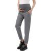 imageWomens Maternity Joggers Pregnant Sweatpants Pants Casual Lounge Over Belly GymGrey