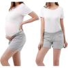 imageWomens Maternity Shorts Lounge Sports Yoga Pregnancy Underbelly Workout PantsGrey