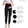 imageMaternity Scrub Pants for WomenBlack Jogger