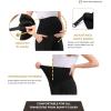 imageMaternity Scrub Pants for WomenBlack Open Bottom