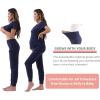 imageMaternity Scrubs Set for Women Nursing Scrub Top Pregnant Jogger Pants PocketsNavy