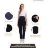 imageMaternity Women Scrub Jogger Pants for Pregnant Doctor Uniform Pant Nurse ScrubNavy Open Bottom